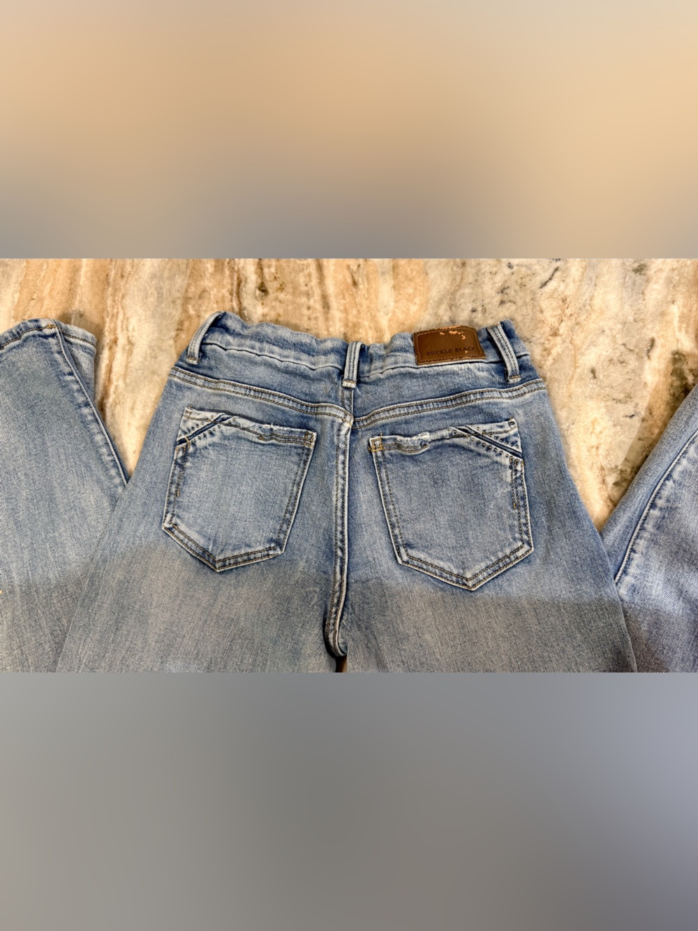 Women’s BUCKLE BLACK Fit No. 23 Classic Straight Stretch Jean- Size 24x32 - Picture 6 of 10